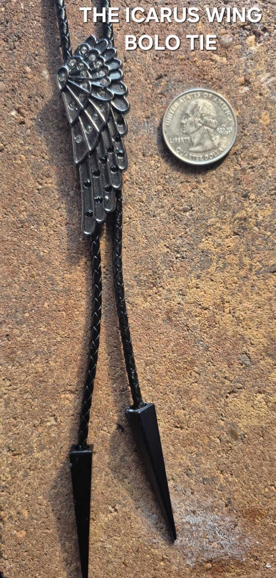 THE ICARUS WING BOLO TIE - MIKE'S CUSTOM BOLOS