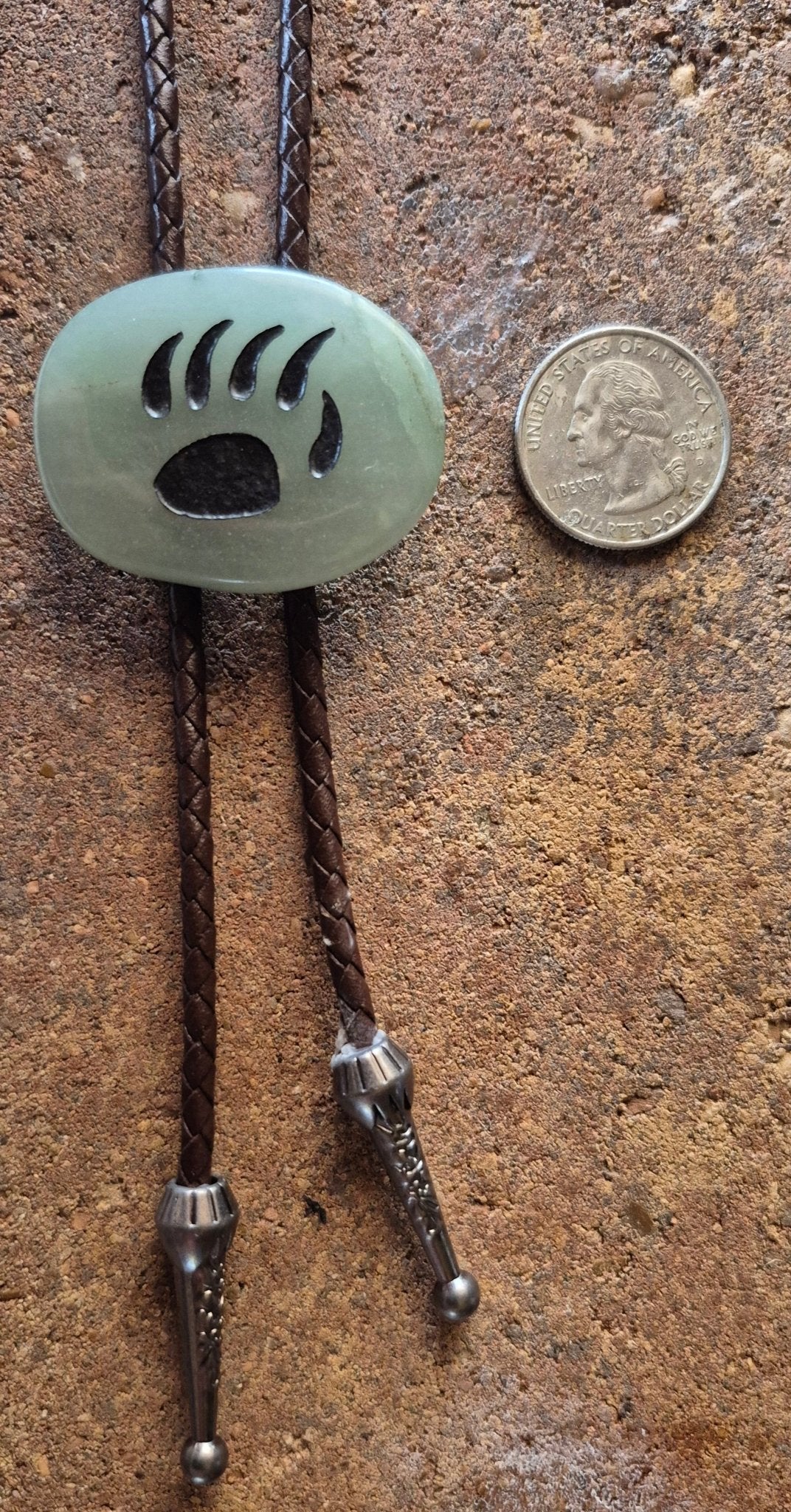 THE KODIAK SAGE BOLO TIE ~ UNLEASH YOUR SPIRIT - MIKE'S CUSTOM BOLOS
