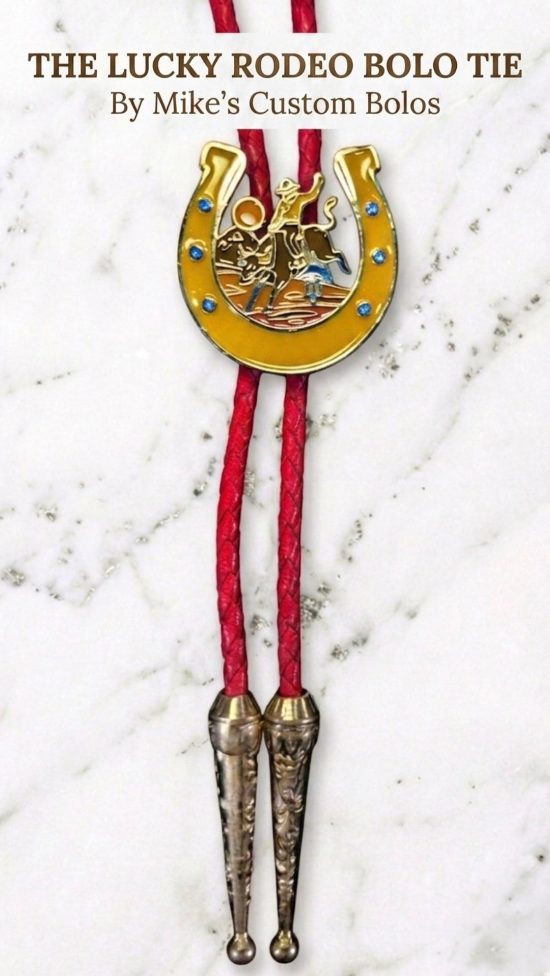 The Lucky Ride Bolo Tie - MIKE'S CUSTOM BOLOS