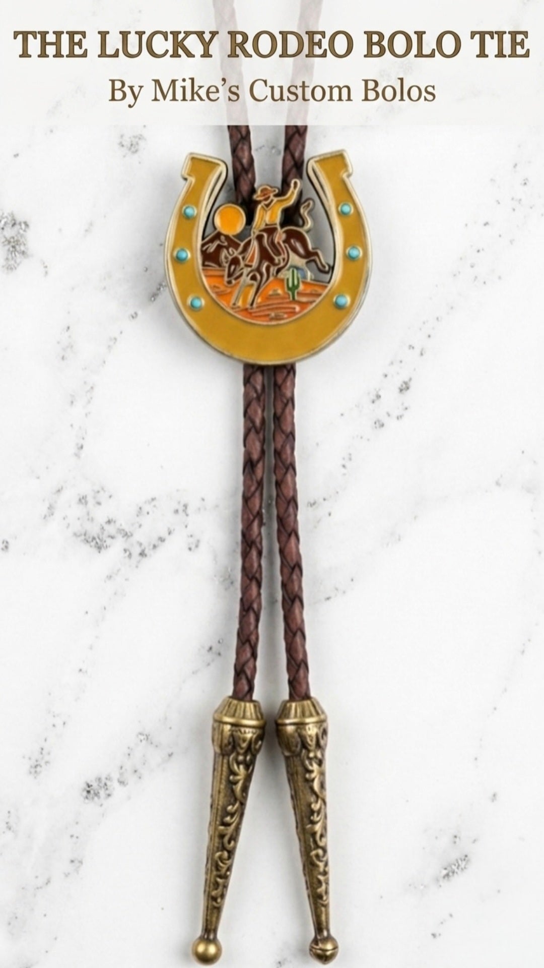 The Lucky Ride Bolo Tie - MIKE'S CUSTOM BOLOS