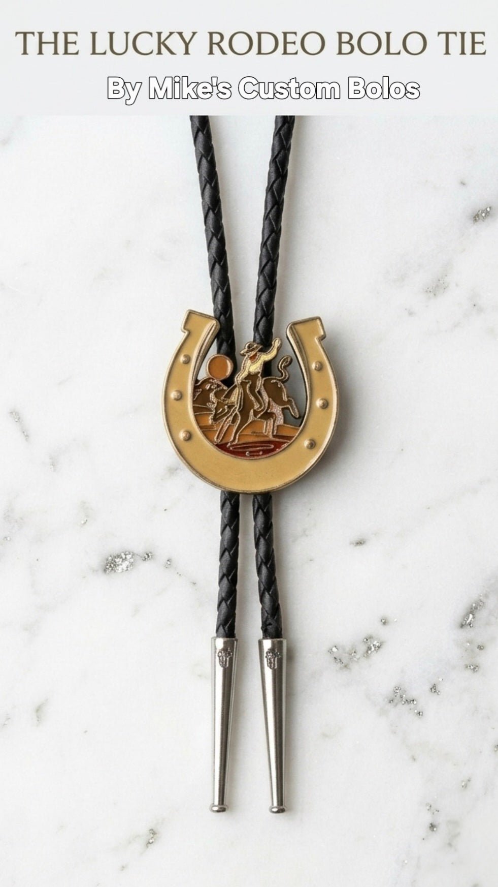 The Lucky Ride Bolo Tie - MIKE'S CUSTOM BOLOS
