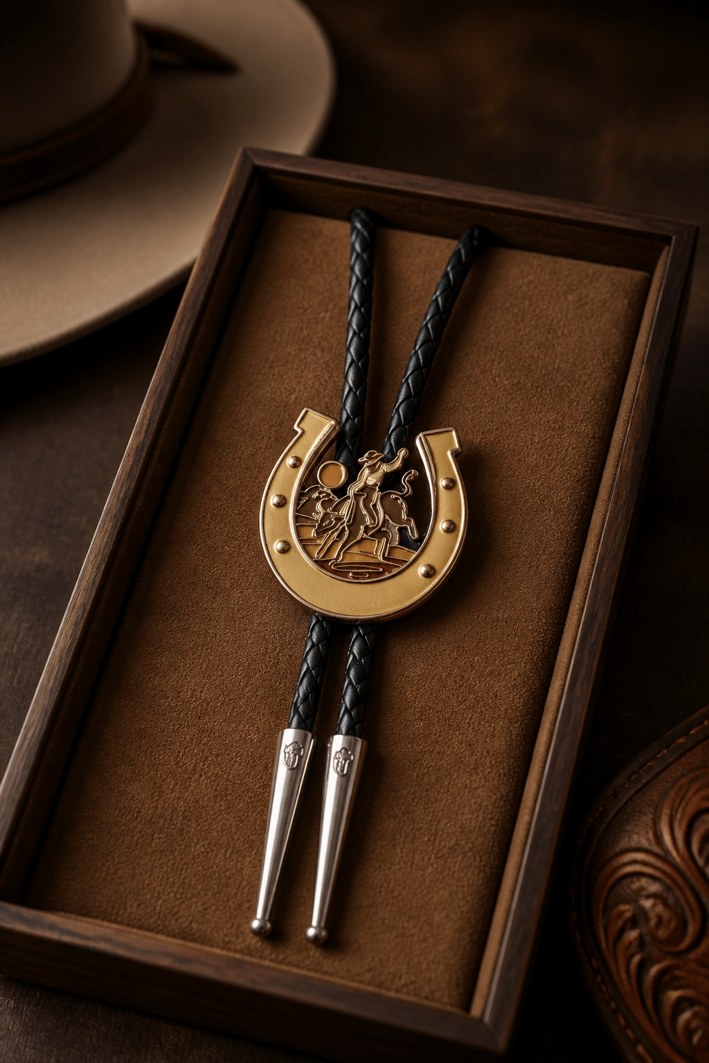 The Lucky Ride Bolo Tie - MIKE'S CUSTOM BOLOS