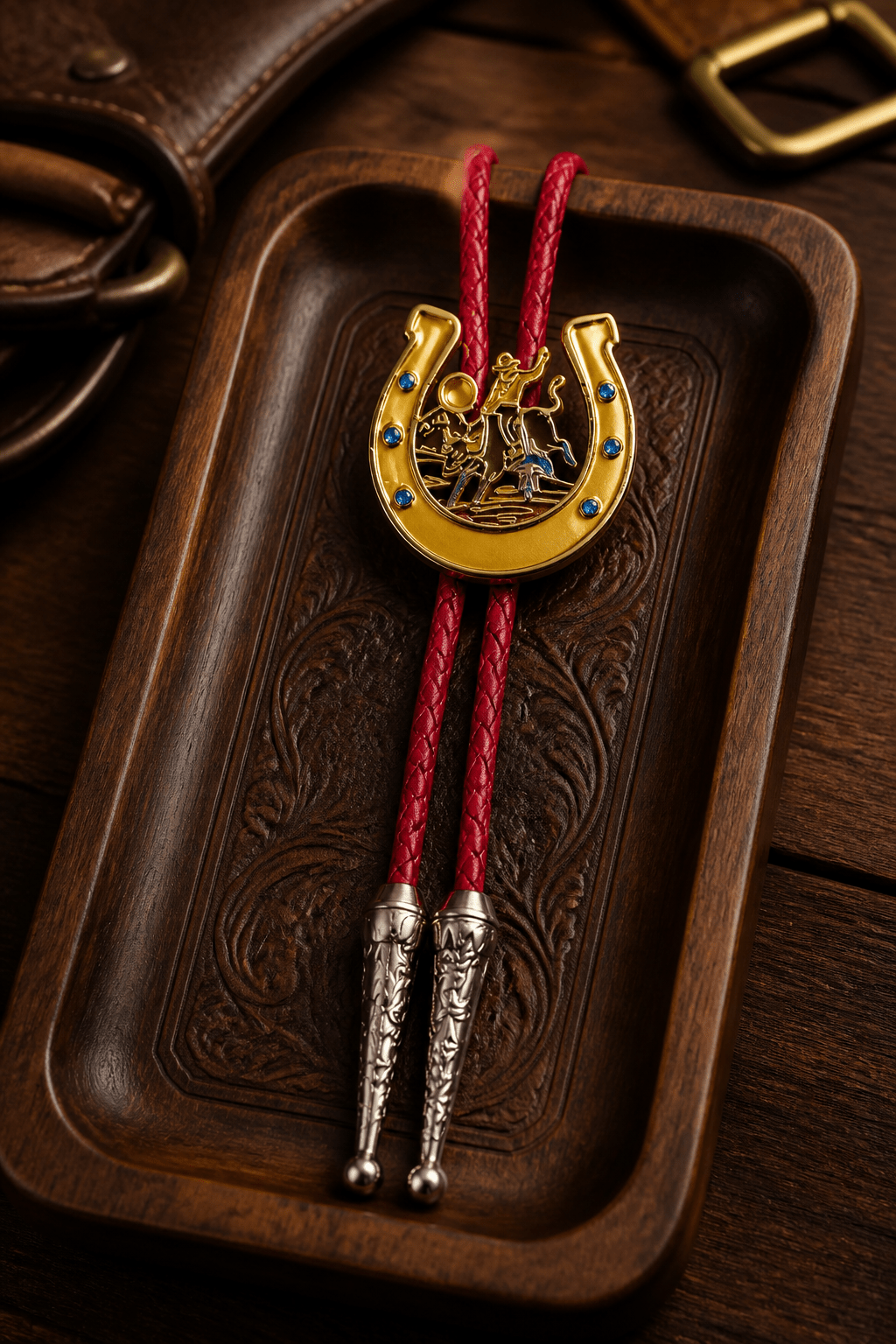 The Lucky Ride Bolo Tie - MIKE'S CUSTOM BOLOS