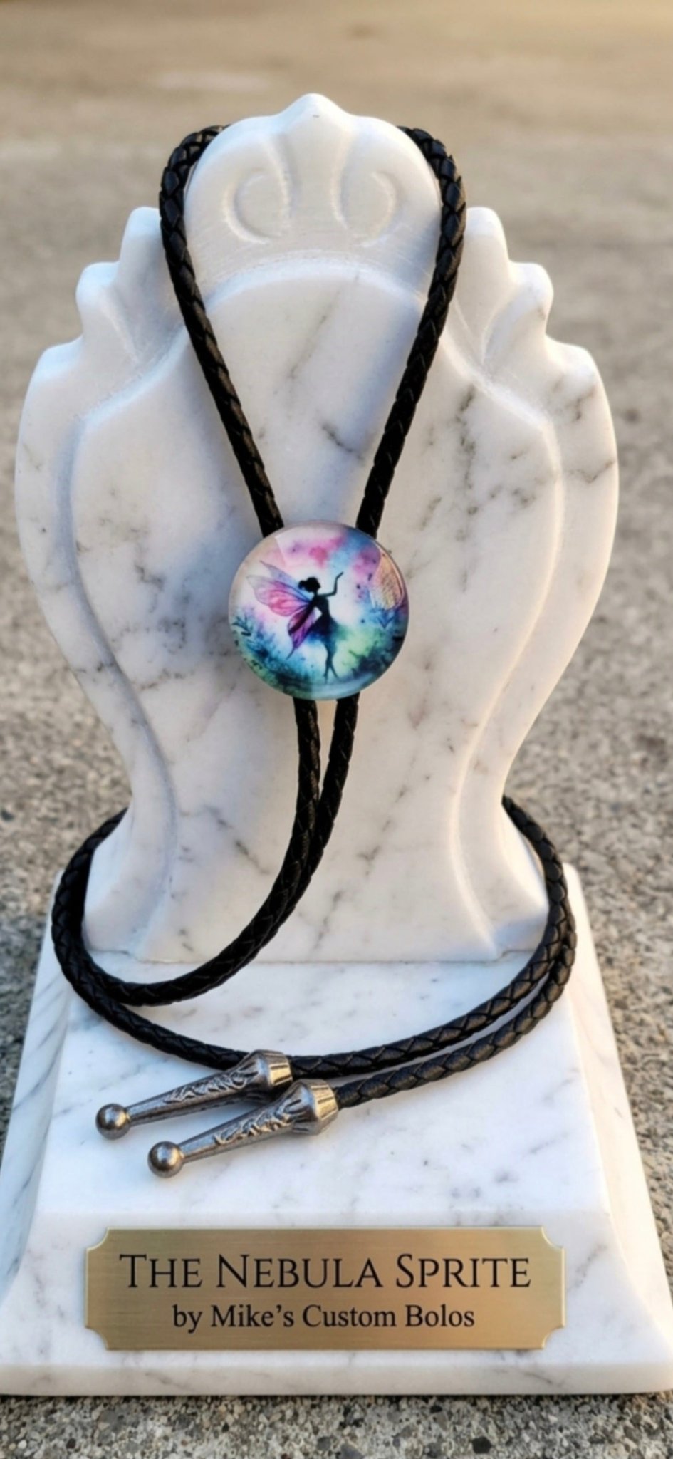 THE NEBULA SPRITE BOLO TIE - MIKE'S CUSTOM BOLOS