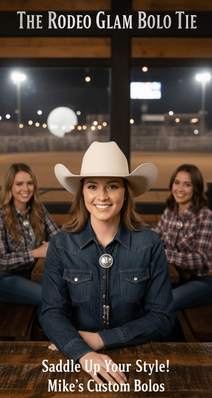 THE RODEO GLAM BOLO TIE - MIKE'S CUSTOM BOLOS