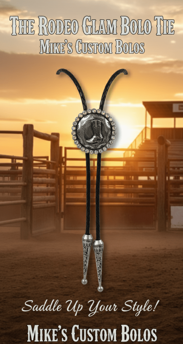 THE RODEO GLAM BOLO TIE - MIKE'S CUSTOM BOLOS