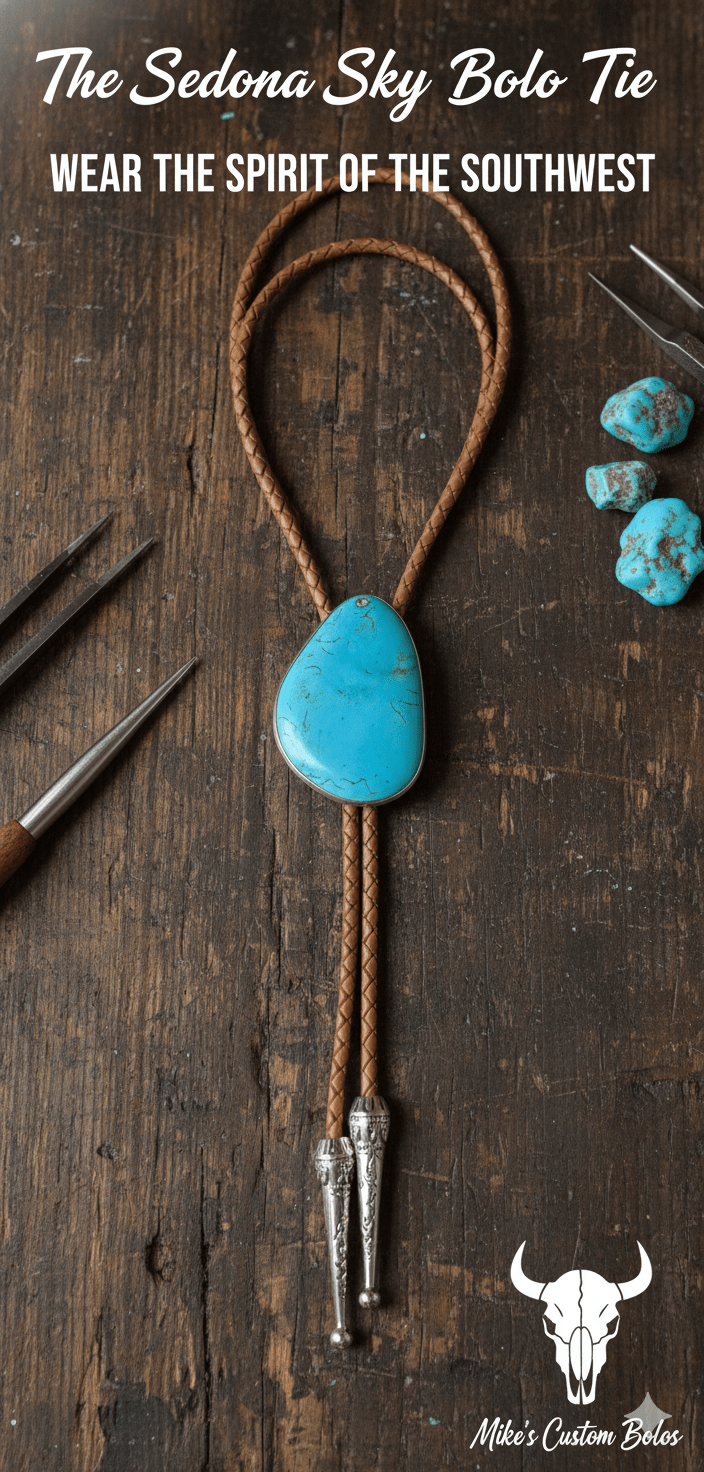 THE SEDONA SKY BOLO TIE - MIKE'S CUSTOM BOLOS