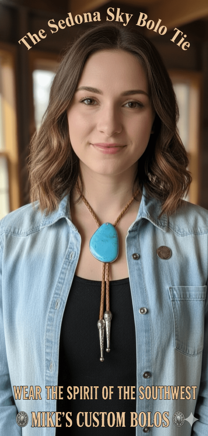 THE SEDONA SKY BOLO TIE - MIKE'S CUSTOM BOLOS