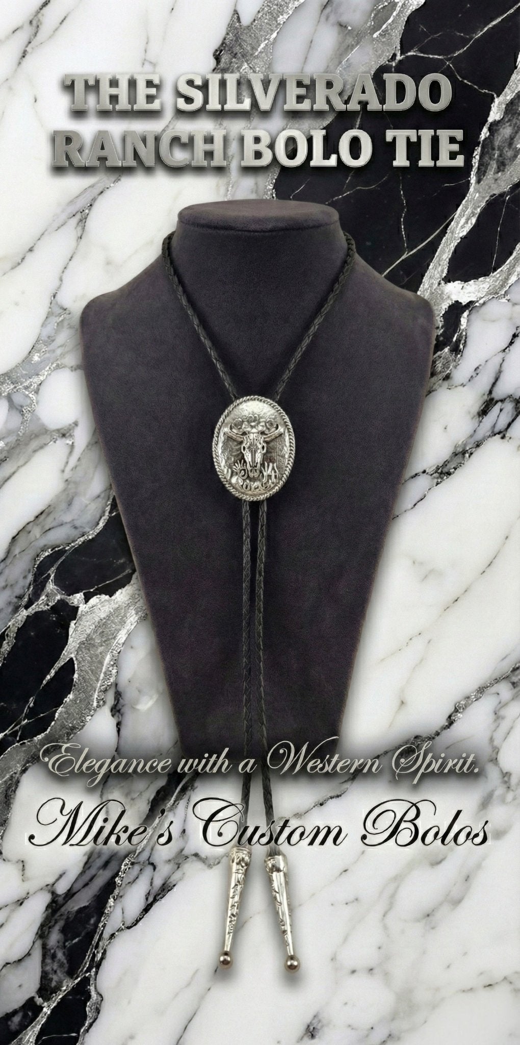 THE SILVERADO RANCH BOLO TIE - MIKE'S CUSTOM BOLOS