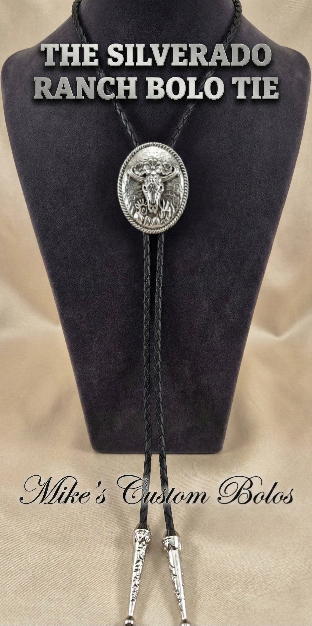 THE SILVERADO RANCH BOLO TIE - MIKE'S CUSTOM BOLOS