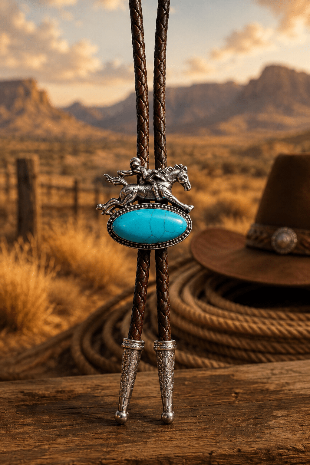 The Spirit Of The West Bolo Tie - MIKE'S CUSTOM BOLOS