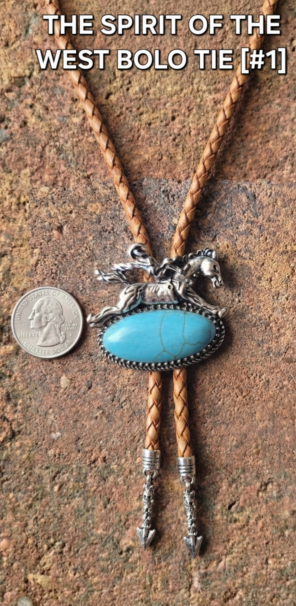 THE SPIRIT OF THE WEST BOLO TIE - MIKE'S CUSTOM BOLOS