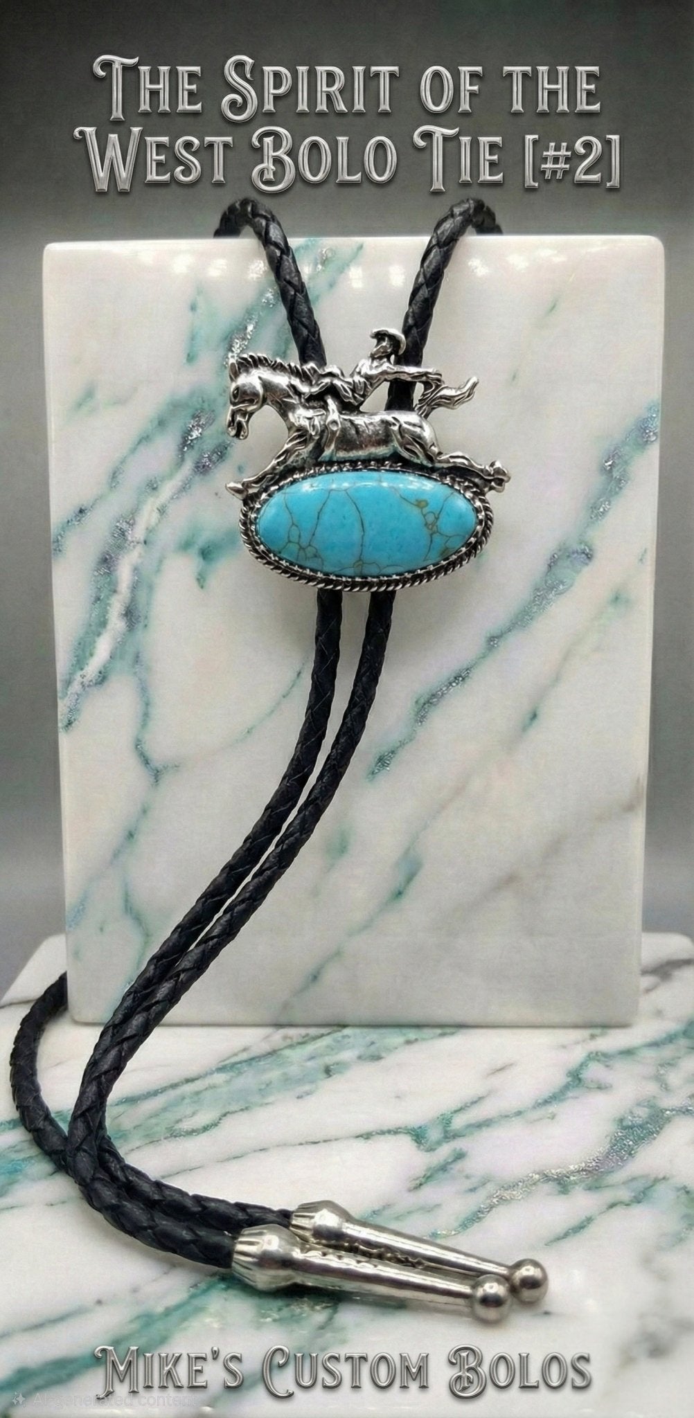 THE SPIRIT OF THE WEST BOLO TIE - MIKE'S CUSTOM BOLOS