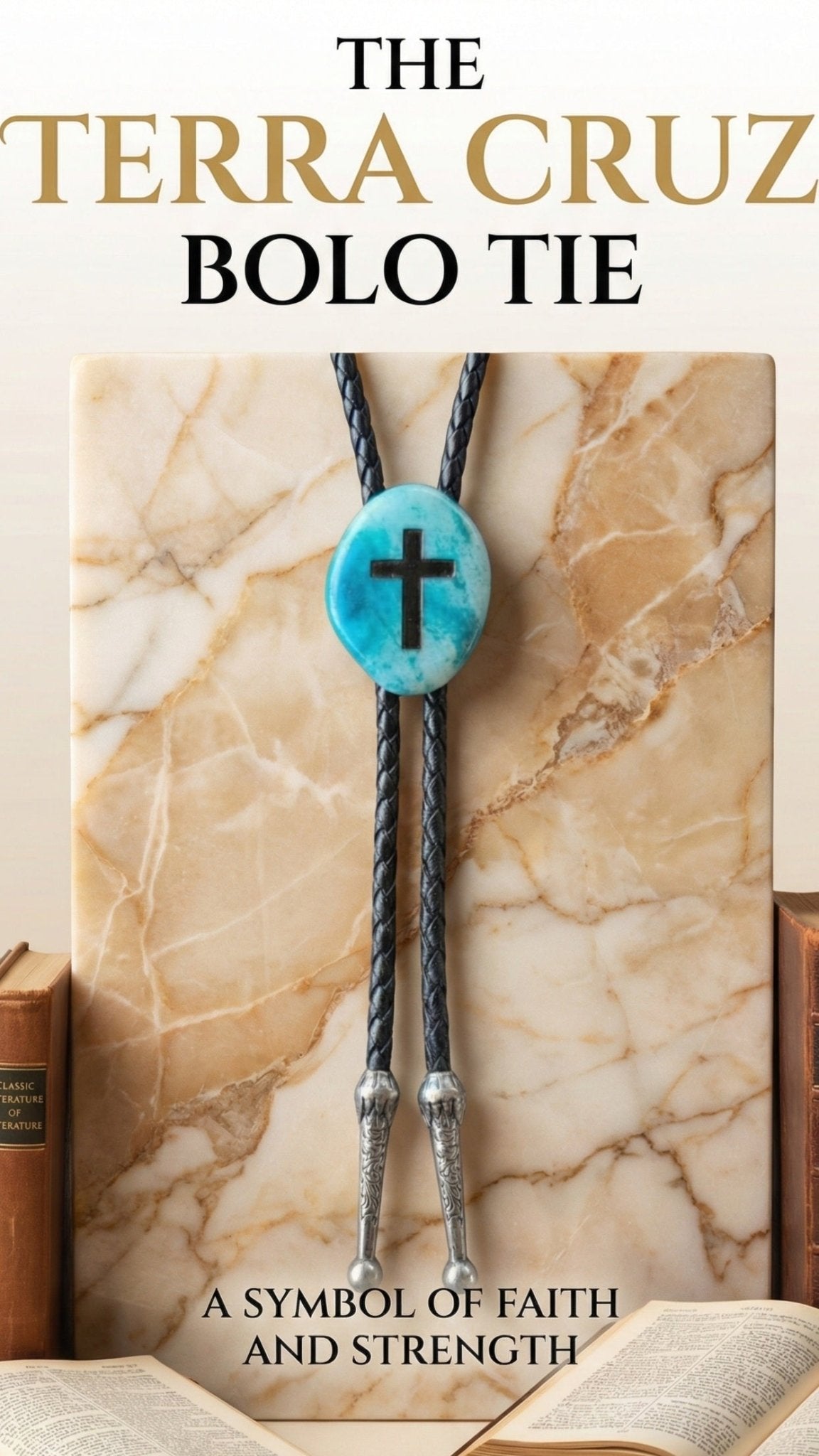 THE TERRA CRUZ BOLO TIE - MIKE'S CUSTOM BOLOS
