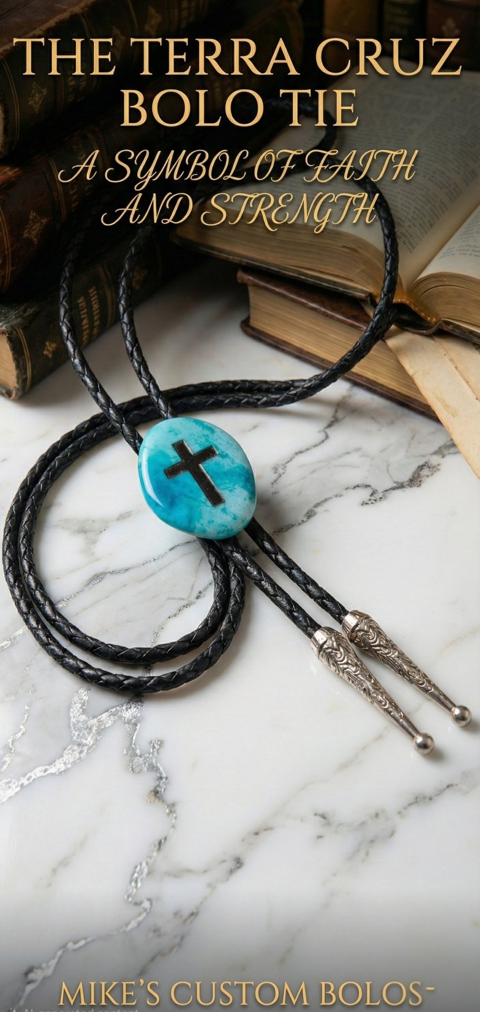 THE TERRA CRUZ BOLO TIE - MIKE'S CUSTOM BOLOS