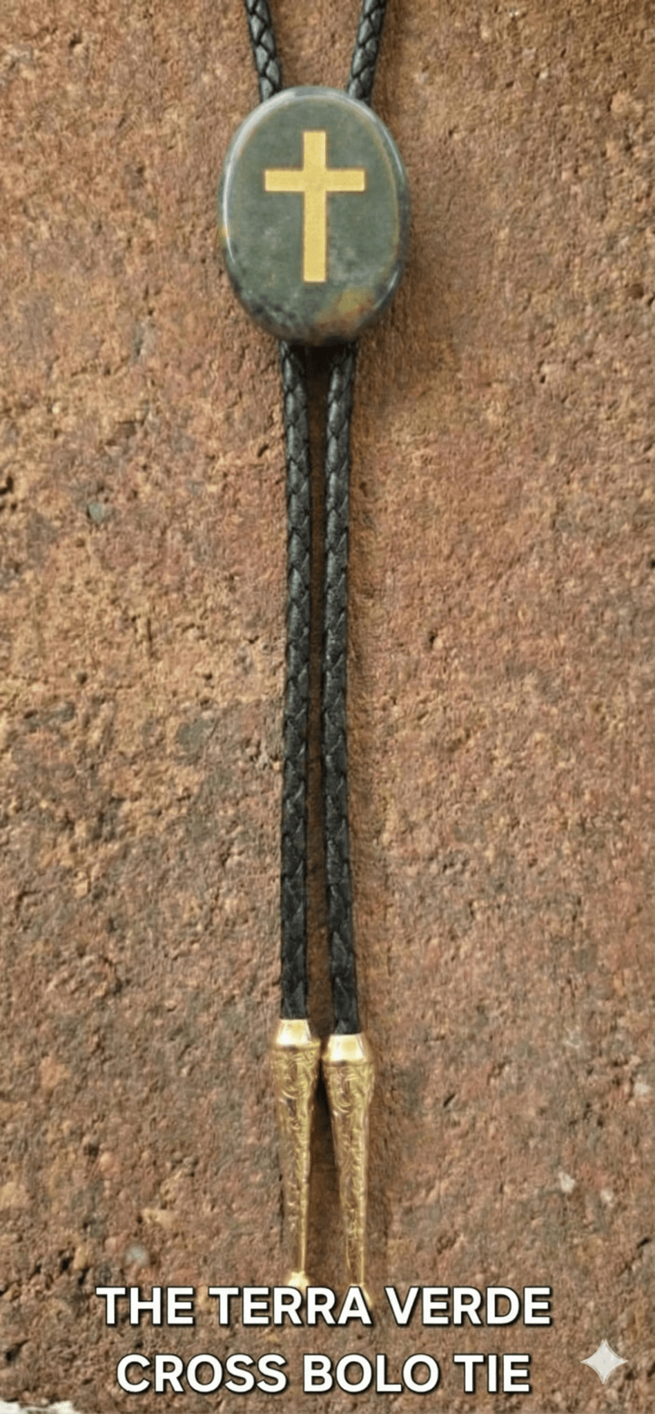 THE TERRA VERDE CROSS BOLO TIE - MIKE'S CUSTOM BOLOS