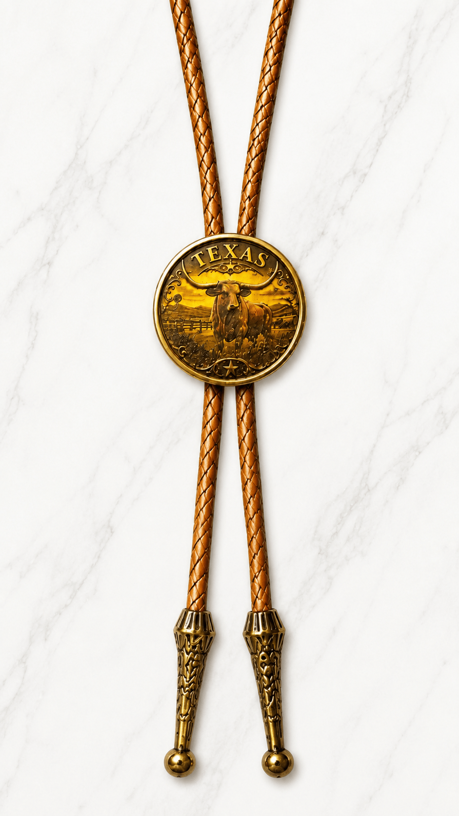 The Texas Longhorn Legend Bolo Tie - MIKE'S CUSTOM BOLOS