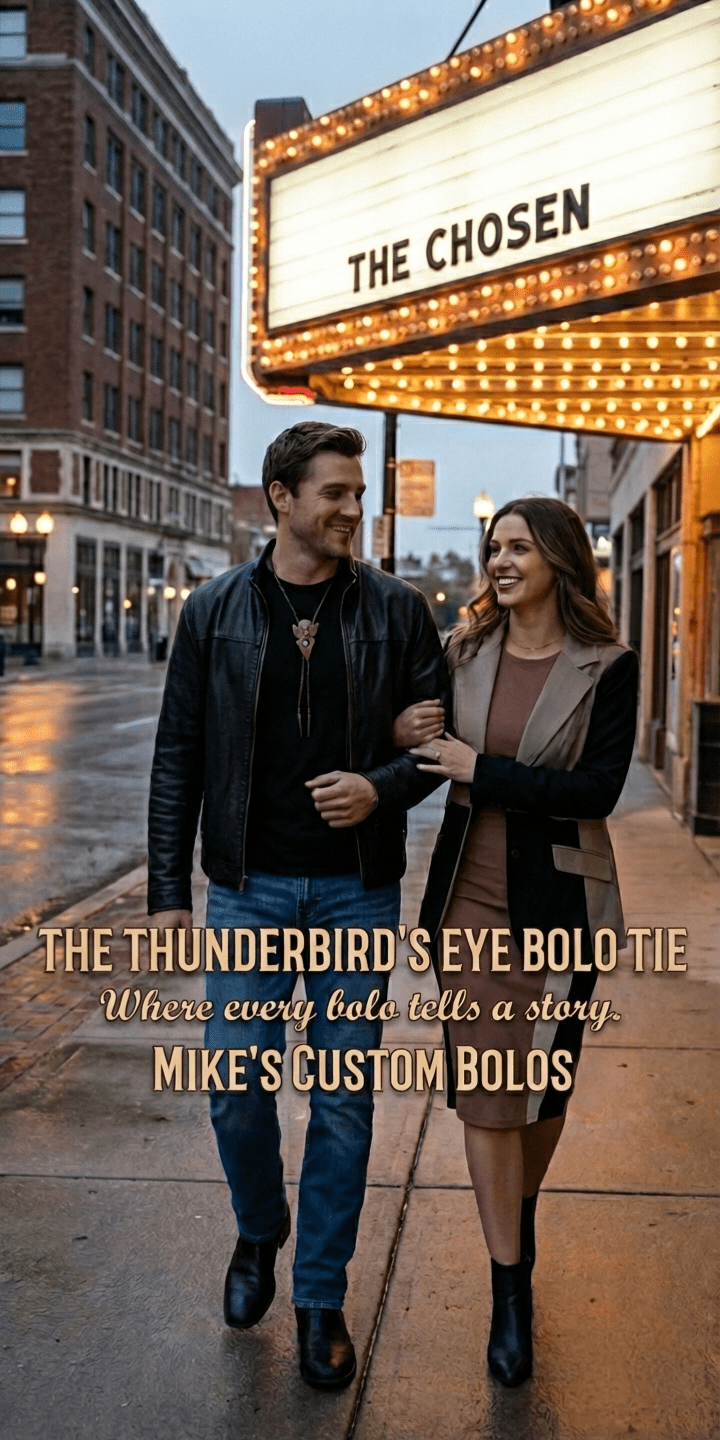 THE THUNDERBIRD'S EYE BOLO TIE - MIKE'S CUSTOM BOLOS