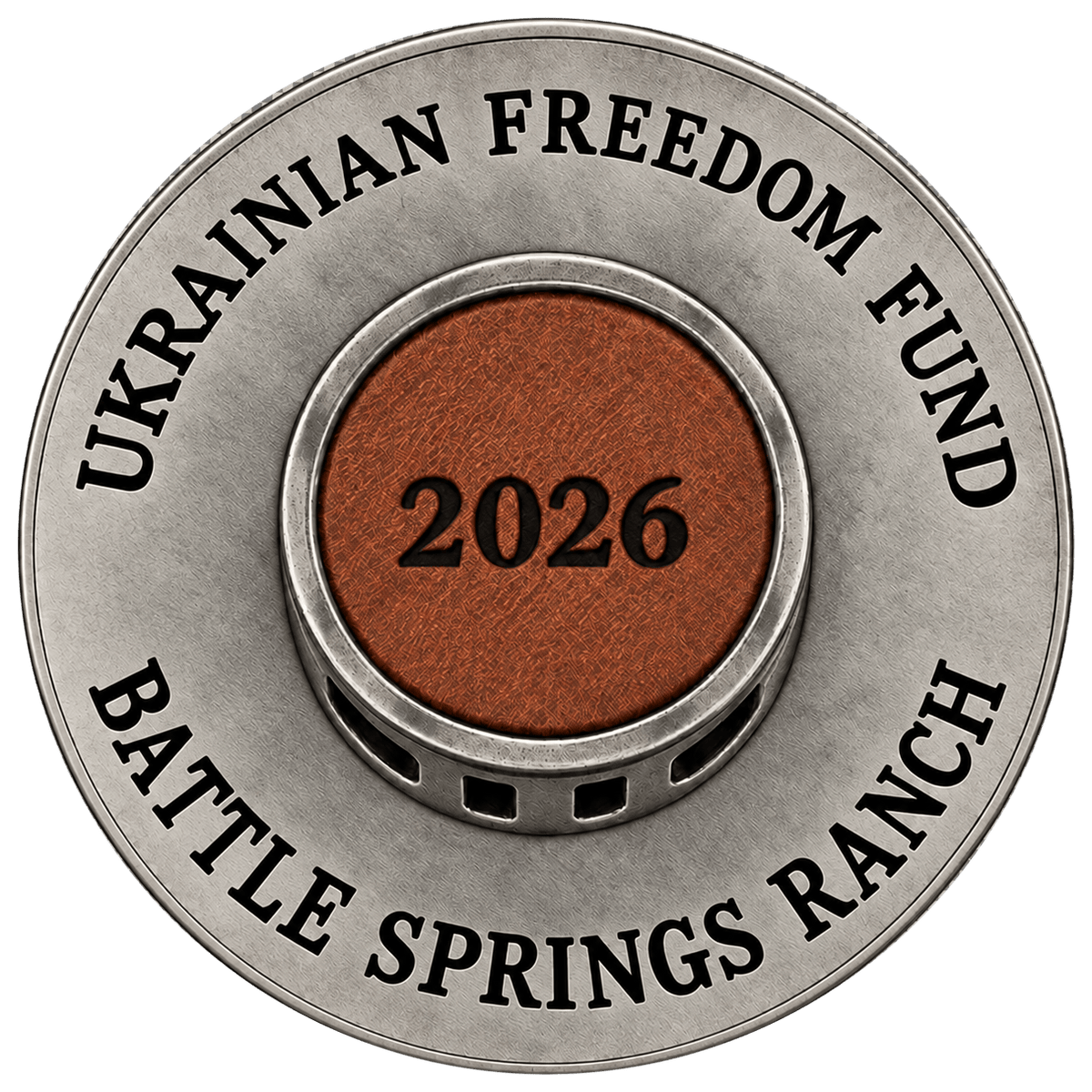Ukrainian Freedom Fund Commemorative Bolo Tie - MIKE'S CUSTOM BOLOS